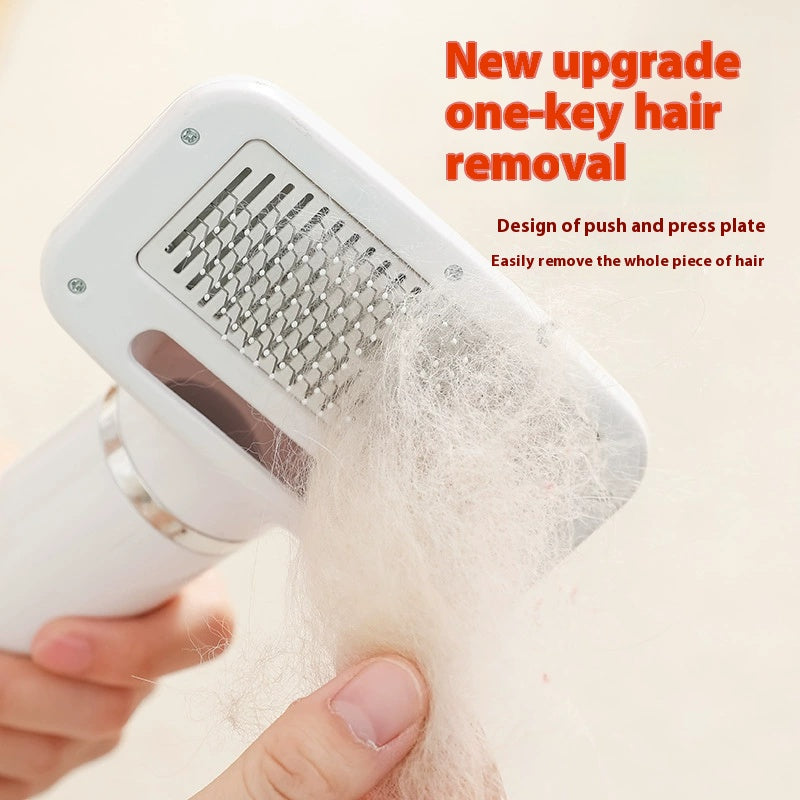 Professional Pet Blow Comb with Detachable Heads – Multi-Gear Adjustable & Low-Noise Grooming