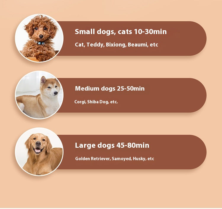 Professional Pet Blow Comb with Detachable Heads – Multi-Gear Adjustable & Low-Noise Grooming