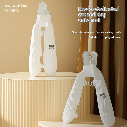 Pet Nail Clippers with LED & Safety Design - Professional Grooming Tool for Dogs and Cats