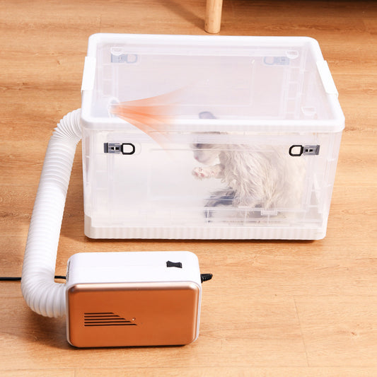 FURGENT Pet Drying Box – Transparent SPA-Grade Grooming Station
